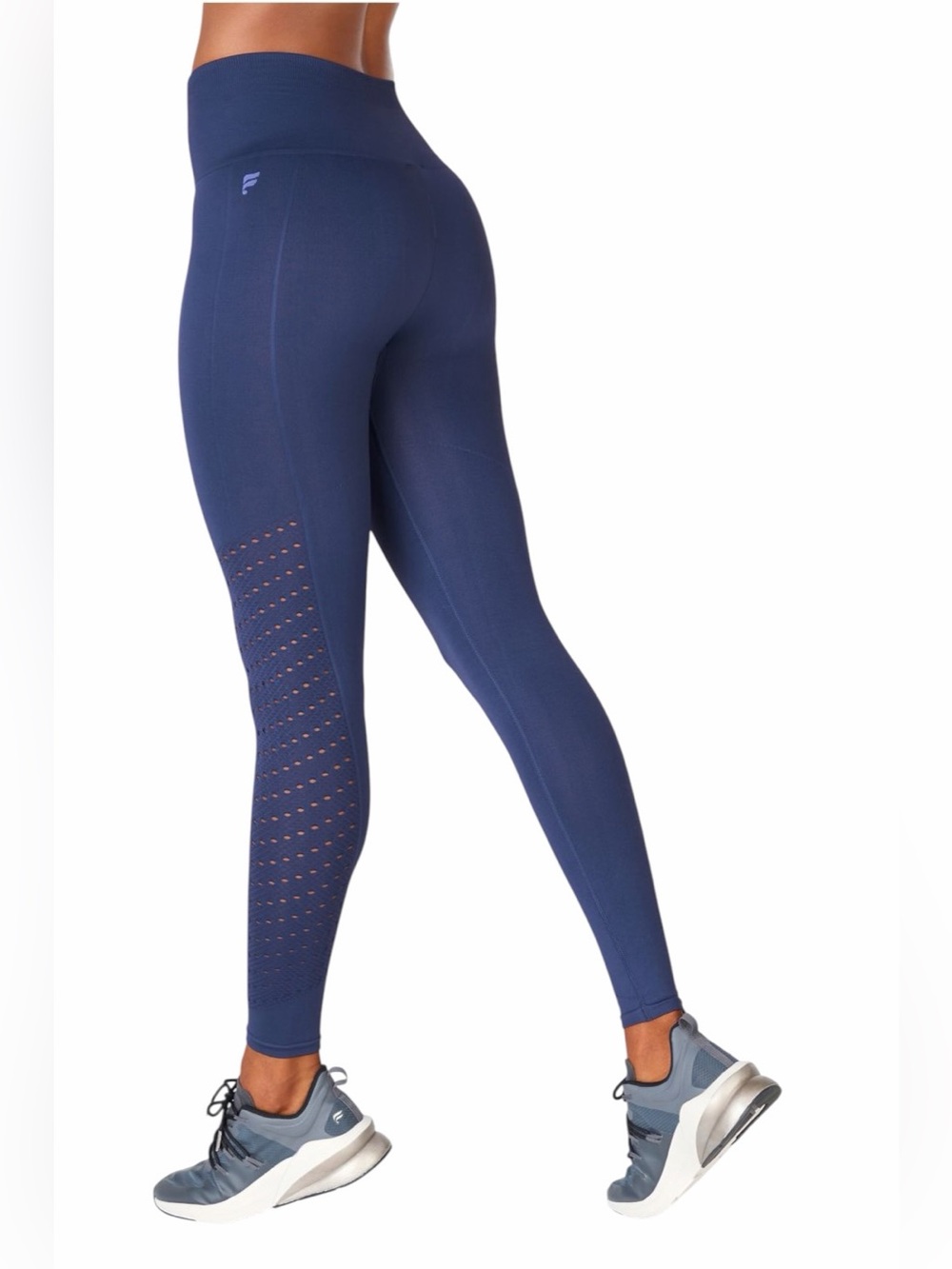 Fabletics•Sync Seamless High Waisted 7/8 Navy Leggings